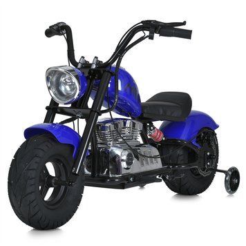 Електромотоцикл дитячий Bambi (мотор 1*350W, акум. 2*18V9AH, USB, MP3, BLUETOOTH) M 6016AL-4(36V) Синій