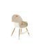 Стільчик для годування MoMi Reki Beige 2в1 (5-точкові ремені безпеки, регулювання стільниці) KRKA00035 Бежевий