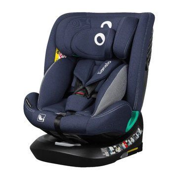 Автокресло Lionelo Bastiaan One I-size Blue Navy (Isofix, группа 0+/1/2/3, поворот 360&deg;) Синий