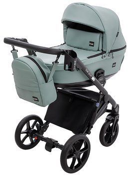 Коляска універсальна 2в1 Bair Kiwi Plus ECO BKP-26 (москітна сітка, козирок від сонця, дощовик) Нефритова