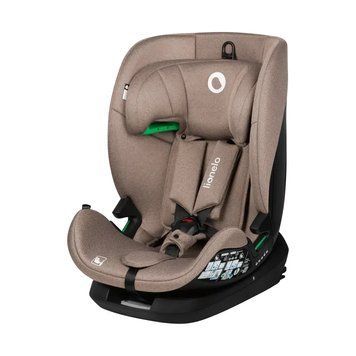 Автокресло Lionelo Lavender I-Size Beige Latte (Isofix, группа 1/2/3, трансформация в бустер) Бежевое