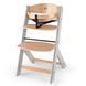 Стільчик для годування Kinderkraft Enock Gray Wood (зростаючий стілець, від 6 місяців до 10 років, регулювання сидіння)