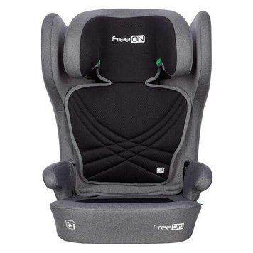 Автокрісло дитяче FreeON Olymp (i-Size 100-150 см, група 2-3, Isofix/штатний ремінь) Grey Сіре