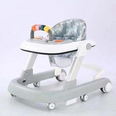 Ходунки детские Kidoro (музыка, свет, пушер) LH-805-1 Gray Серые