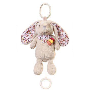 М'яка іграшка підвіска Кролик BabyOno (музика, текстурні ярлики) 1526 1526 фото