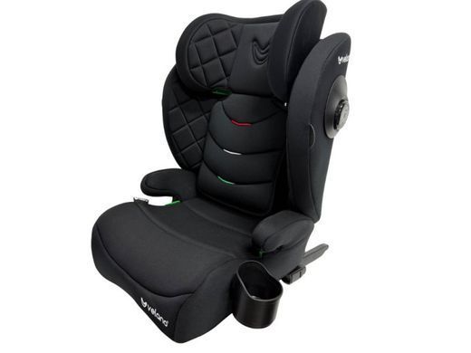 Автокрісло дитяче VELANO Forza (i-Size 100&ndash;150 см, група 2-3, ISOFIX/штатний ремінь) Black Чорне