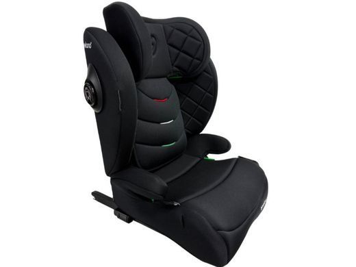 Автокрісло дитяче VELANO Forza (i-Size 100&ndash;150 см, група 2-3, ISOFIX/штатний ремінь) Black Чорне