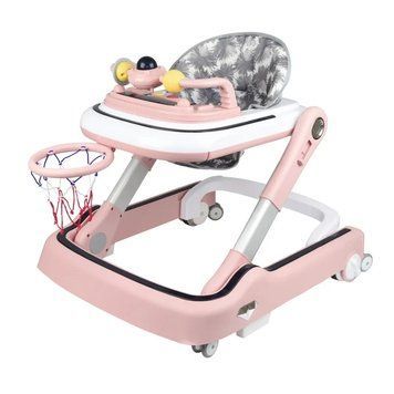 Ходунки детские Kidoro (музыка, свет, баскетбольное кольцо) LH-803 Pink Розовые