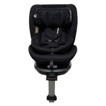 Автокрісло дитяче VELANO Vento 360&deg; (i-Size 40-150 см, група 0+/1/2/3, ISOFIX+опорна нога) Black Чорне
