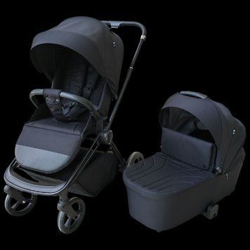 Універсальна коляска 2в1 El Camino Persona ME 1091-1 Total Black Чорна