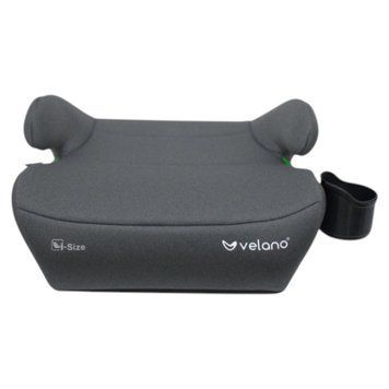 Автокрісло бустер VELANO Primo (i-Size 125-150 см, ISOFIX, підстаканник) Grey Сіре