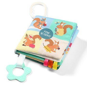 Підвіска книжечка на ліжечко та коляску Пори року BabyOno (гризунок) 1511 1511 фото