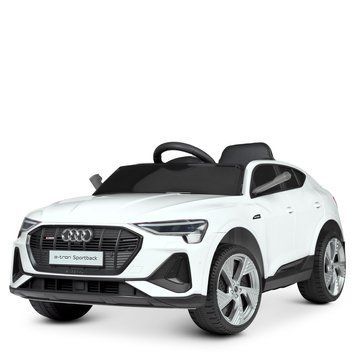 Дитячий електромобіль Audi (2 мотори по 30W, 1 акум 12V7AH, MP3, USB) Bambi M 4806EBLR-1 Білий