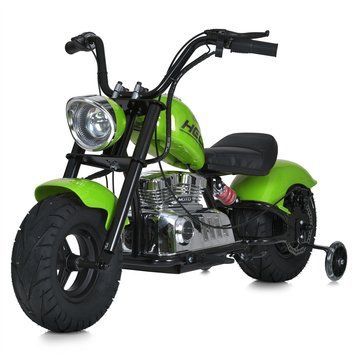 Електромотоцикл дитячий Bambi (мотор 1*350W, акум. 2*18V9AH, USB, MP3, BLUETOOTH) M 6016AL-5(36V) Зелений