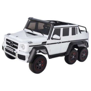 Електромобіль Джип дитячий Mercedes AMG G63 (пульт 2,4G, 4*4, мотори 4*550W, акумулятори 2*12V/7A) ABL-1801B Білий