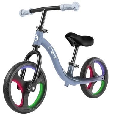 Біговел MoMi ISOKA 10 дюймів (з LED-підсвіткою, підніжки, регулювання висоти сідла, керма) ROBI00075 Blue