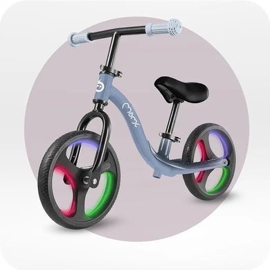 Біговел MoMi ISOKA 10 дюймів (з LED-підсвіткою, підніжки, регулювання висоти сідла, керма) ROBI00075 Blue