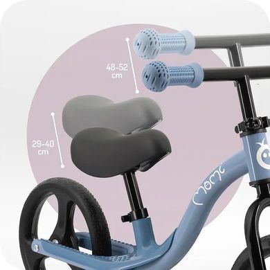 Біговел MoMi ISOKA 10 дюймів (з LED-підсвіткою, підніжки, регулювання висоти сідла, керма) ROBI00075 Blue
