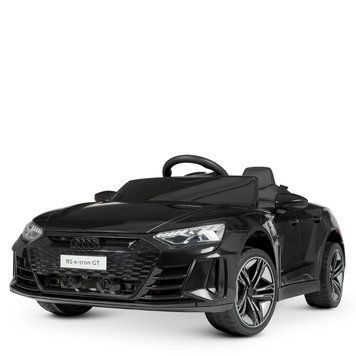 Дитячий електромобіль Audi (пульт 2,4G, 2мотори 30W, 1аккум12V7AH, колеса EVA, MP3, USB, TF) M 4938EBLR-2 Чорний
