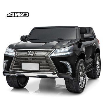 Дитячий електромобіль Lexus (4 мотори по 35W, 2 акумулятори, USB, SD, автофарбування) Bambi M 3906EBLRS-2 Чорний