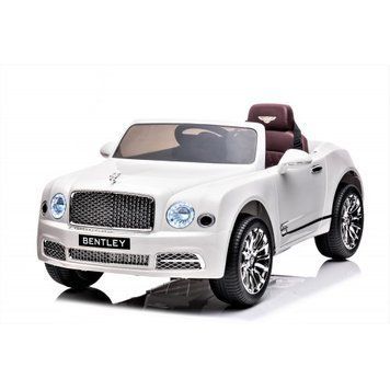 Електромобіль дитячий Bentley Mulsanne (пульт, мотори 2*35W, акумулятор 12V/7Ah, MP3, USB) JE1006 Молочний