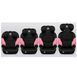 Автокрісло Lionelo Lars I-Size Pink Baby (група 2/3, 100-150 см, регулювання підголівника) Чорно-рожеве