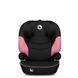 Автокрісло Lionelo Lars I-Size Pink Baby (група 2/3, 100-150 см, регулювання підголівника) Чорно-рожеве