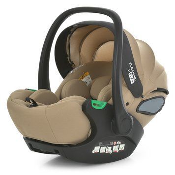 Автокресло автолюлька детское El Camino i-FIX ME 1110 Natural Beige Бежевое
