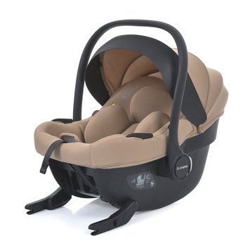 Автокрісло автолюлька для новонароджених El Camino i-LOCK (ISOFIX, зріст 40-75 см) ME 1210 Praline Бежеве