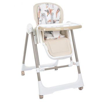 Стільчик для годування Bambi з механічним закачуванням M 5897 Beige Бежевий