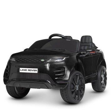 Дитячий електромобіль Land Rover (2 мотори по 45W, MP4, USB, автофарбування) Джип Bambi M 4418(MP4)EBLRS-2 Чорний
