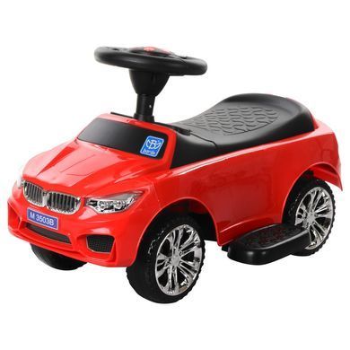 Каталка-толокар із батьківською ручкою Bambi M 3503B-3 Червоний | Каталка-толокар з батьківською ручкою M 3503B-3 фото
